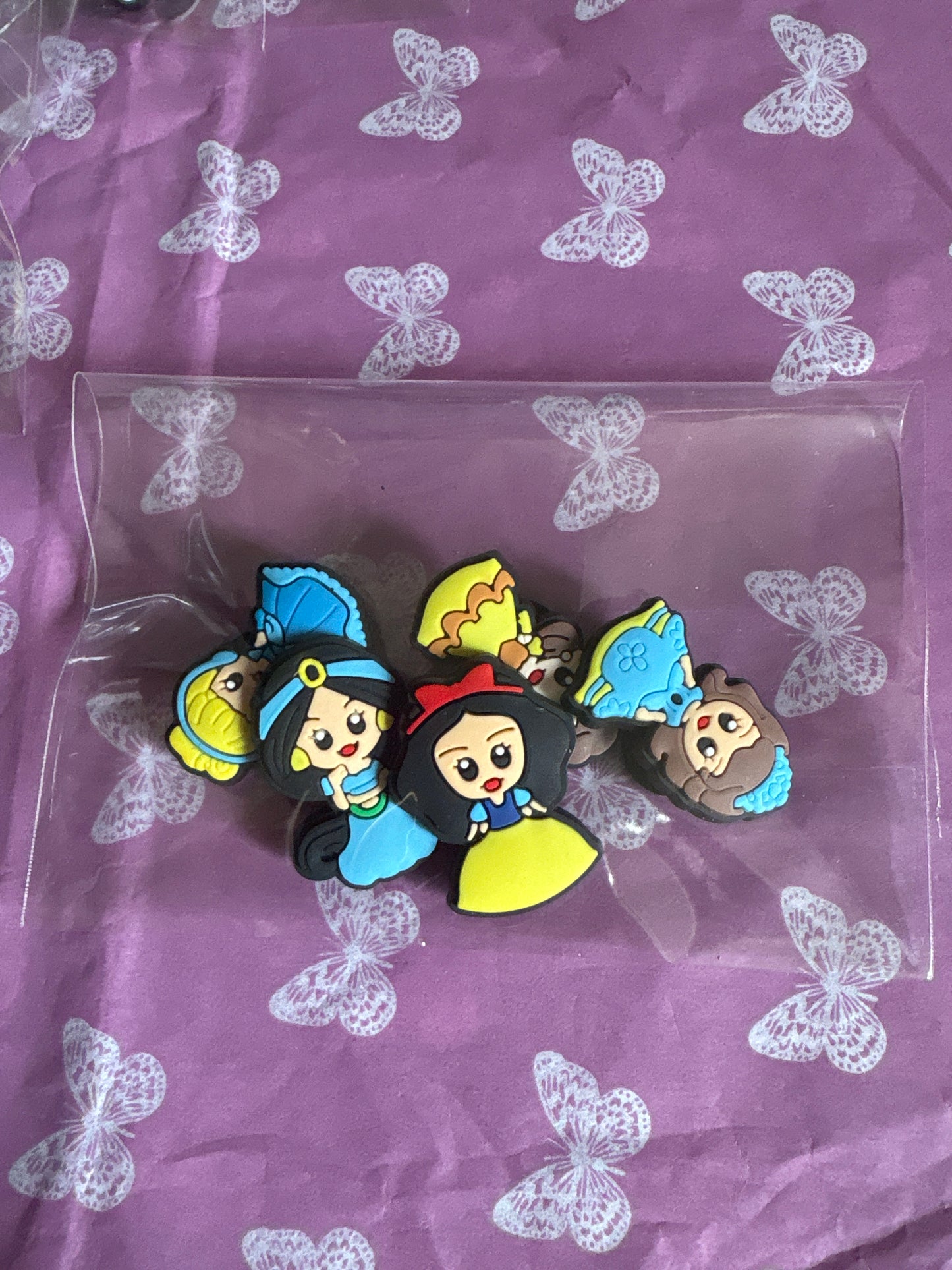 Disney princess croc charms