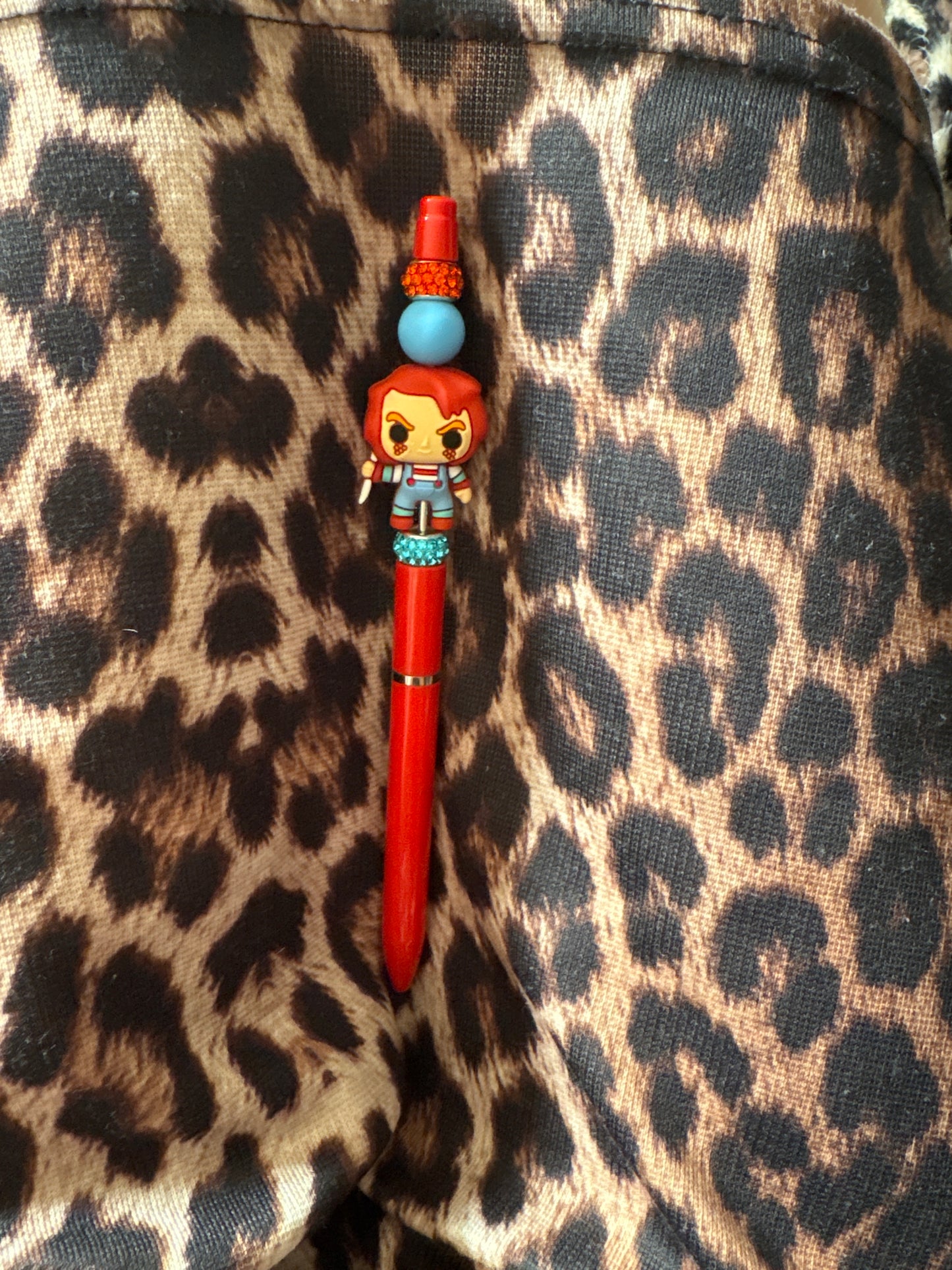 Chucky beaded pen