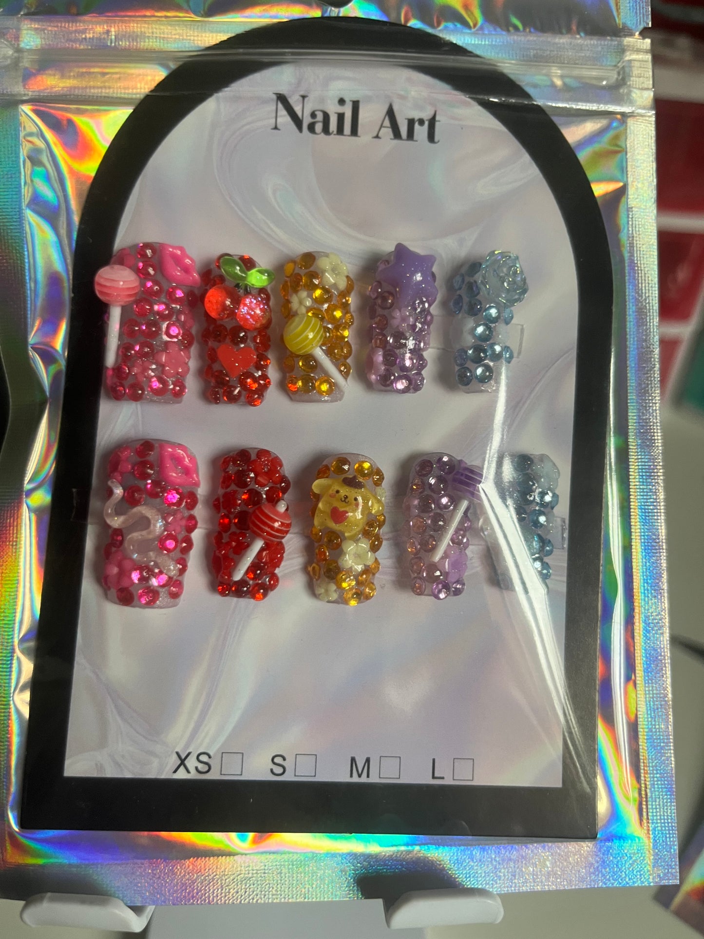 Junk press on nails