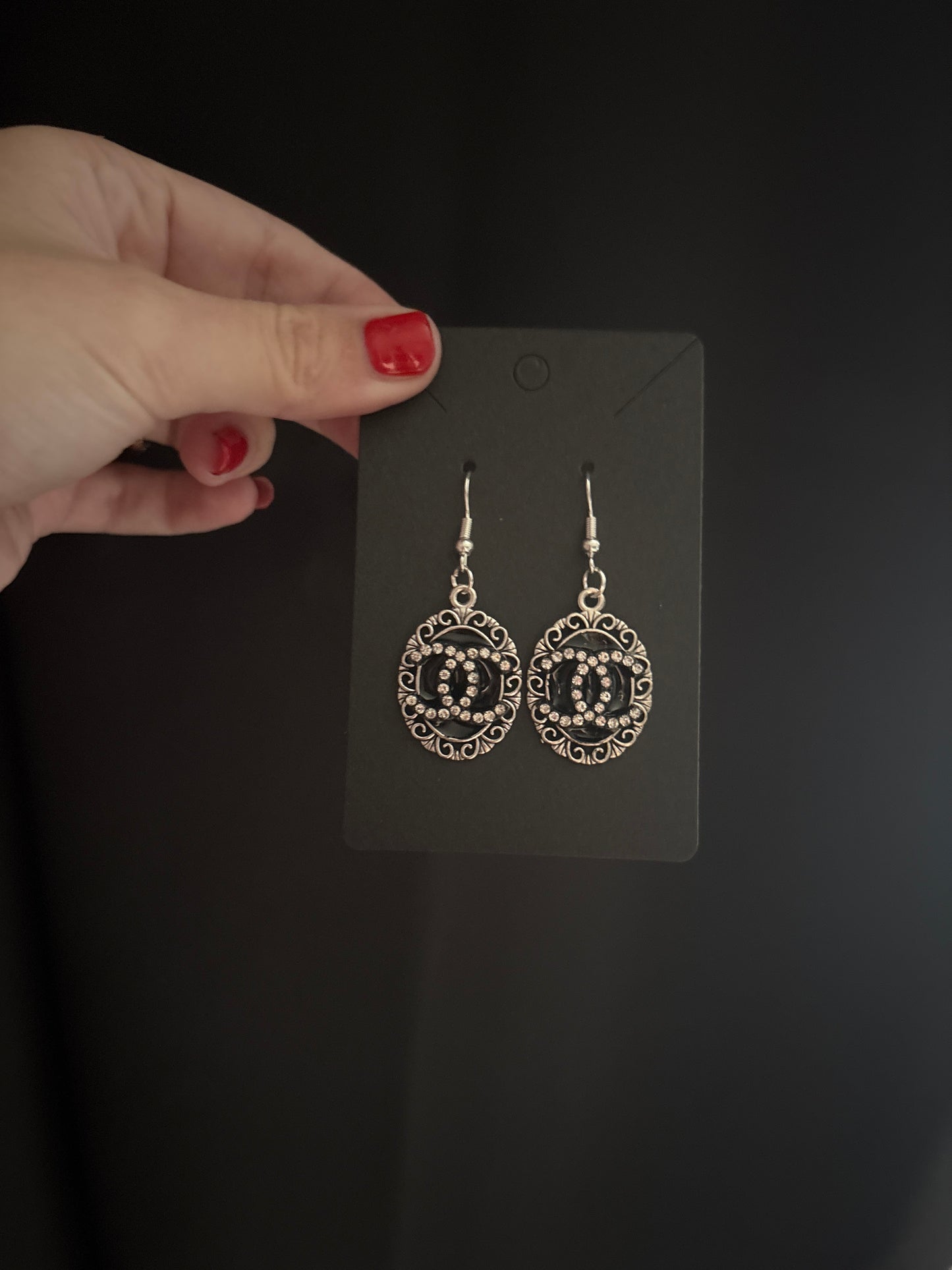 Chanel inspired earrings