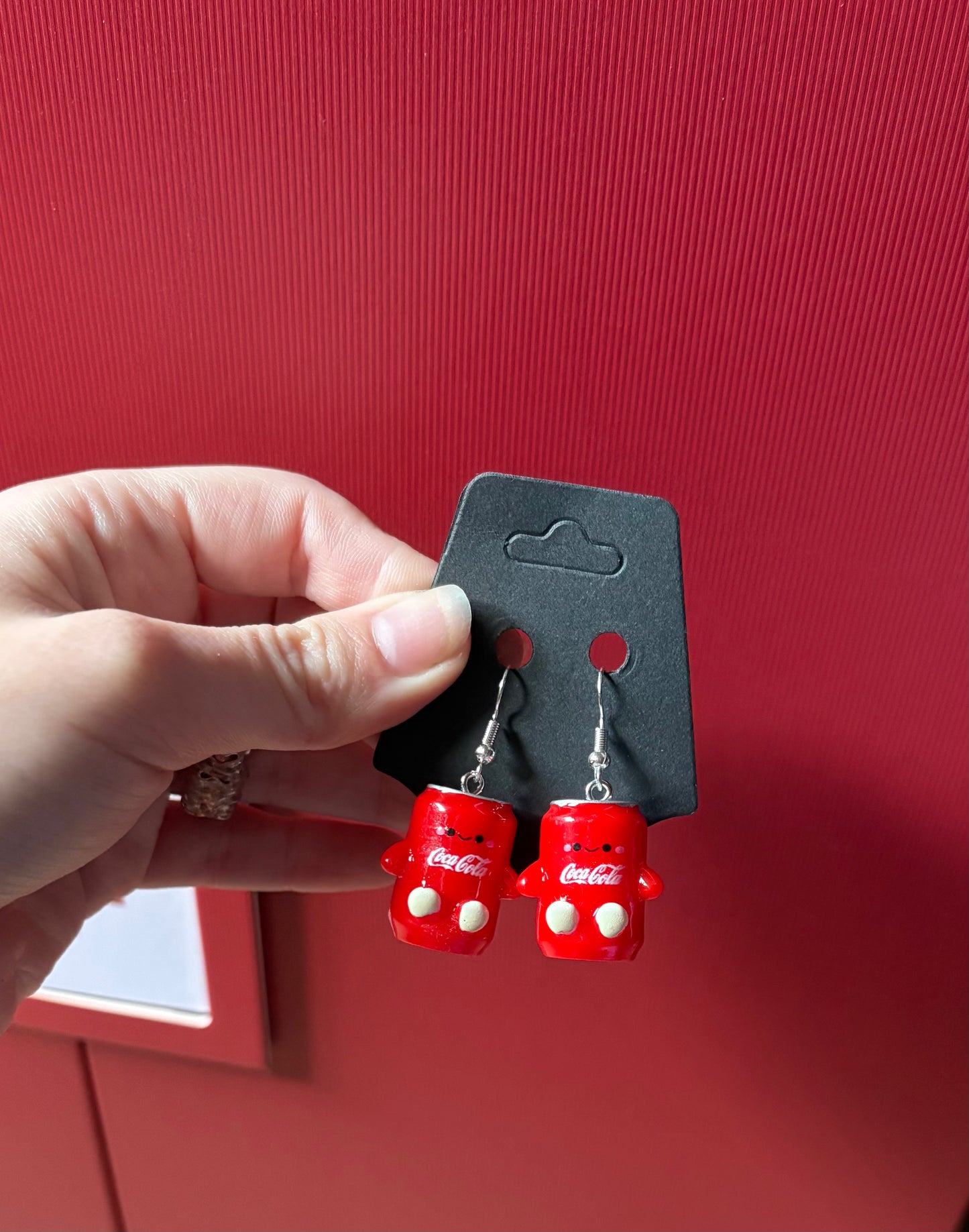 Coca Cola earrings