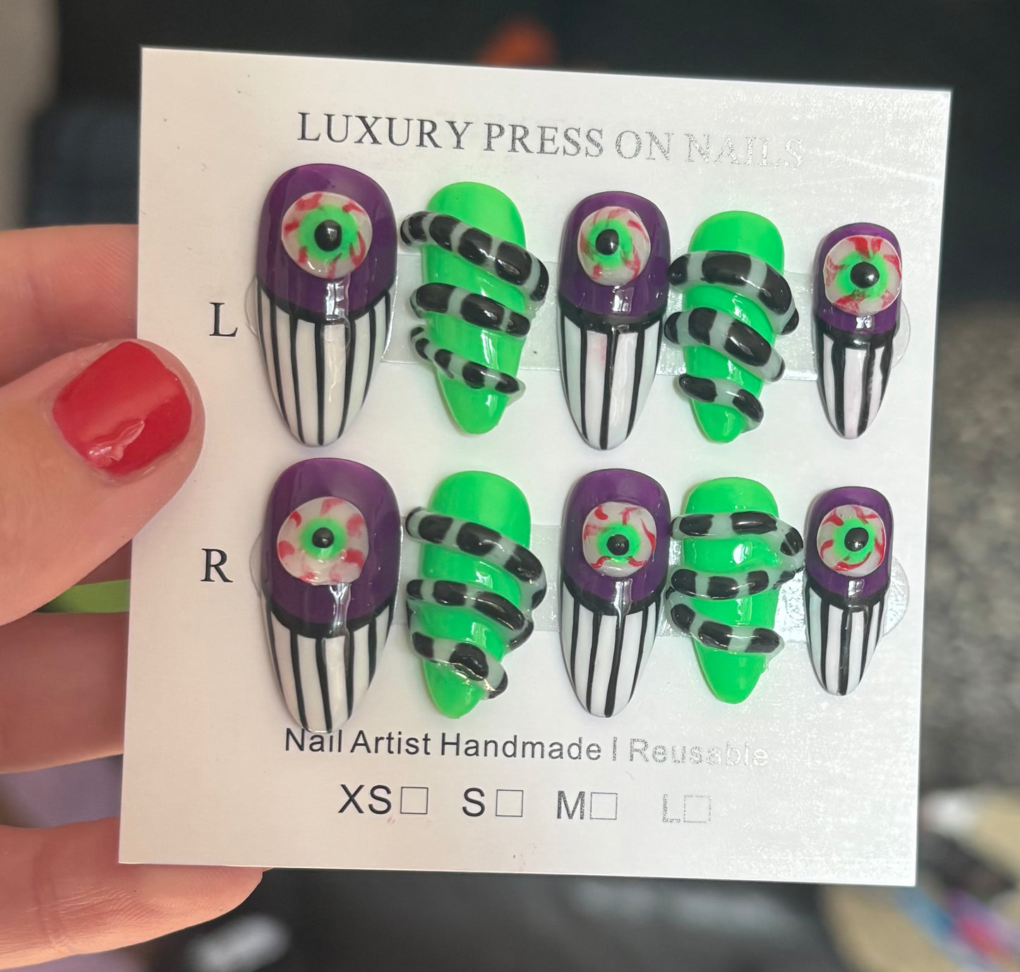 Beetlejuice nails