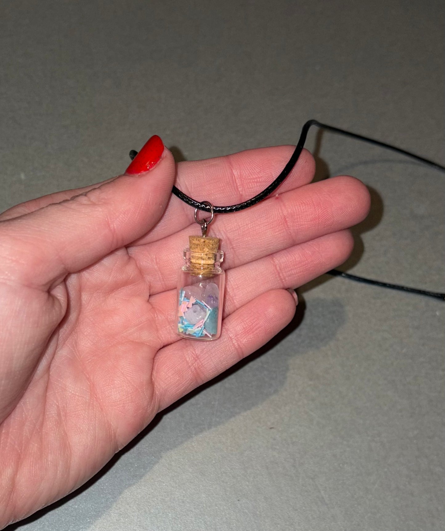 Butterfly crystal necklace
