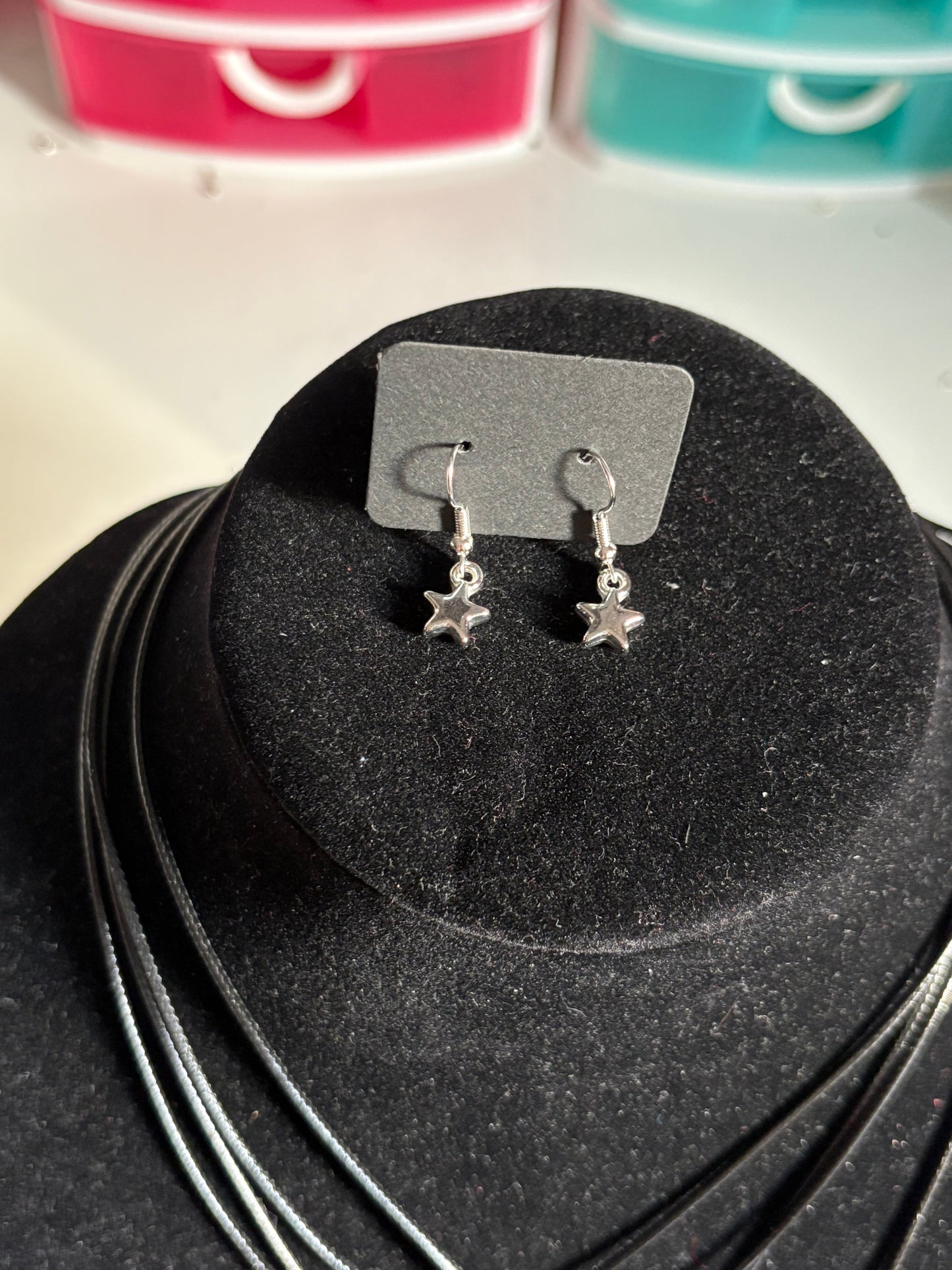 Mini star earrings