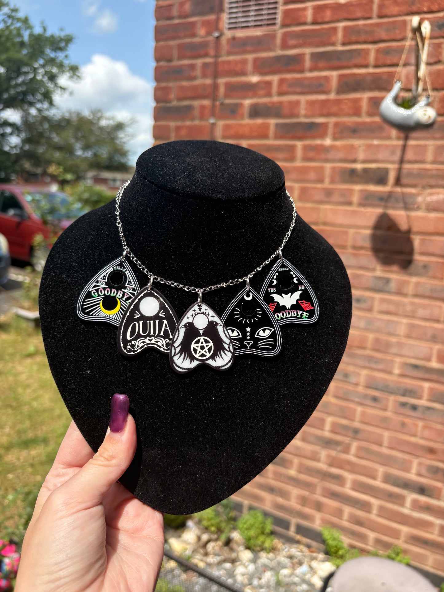 Ouija board necklace