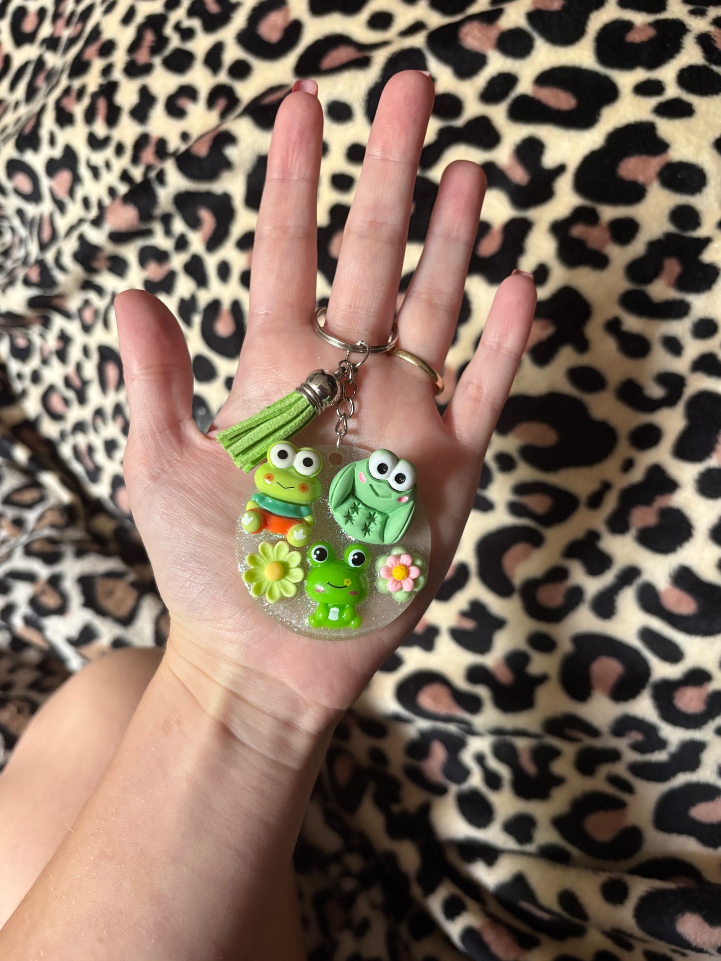 Green keychain