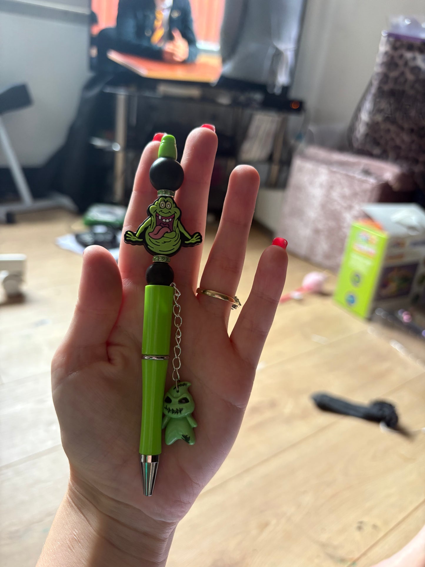Oogie boogie beaded pen