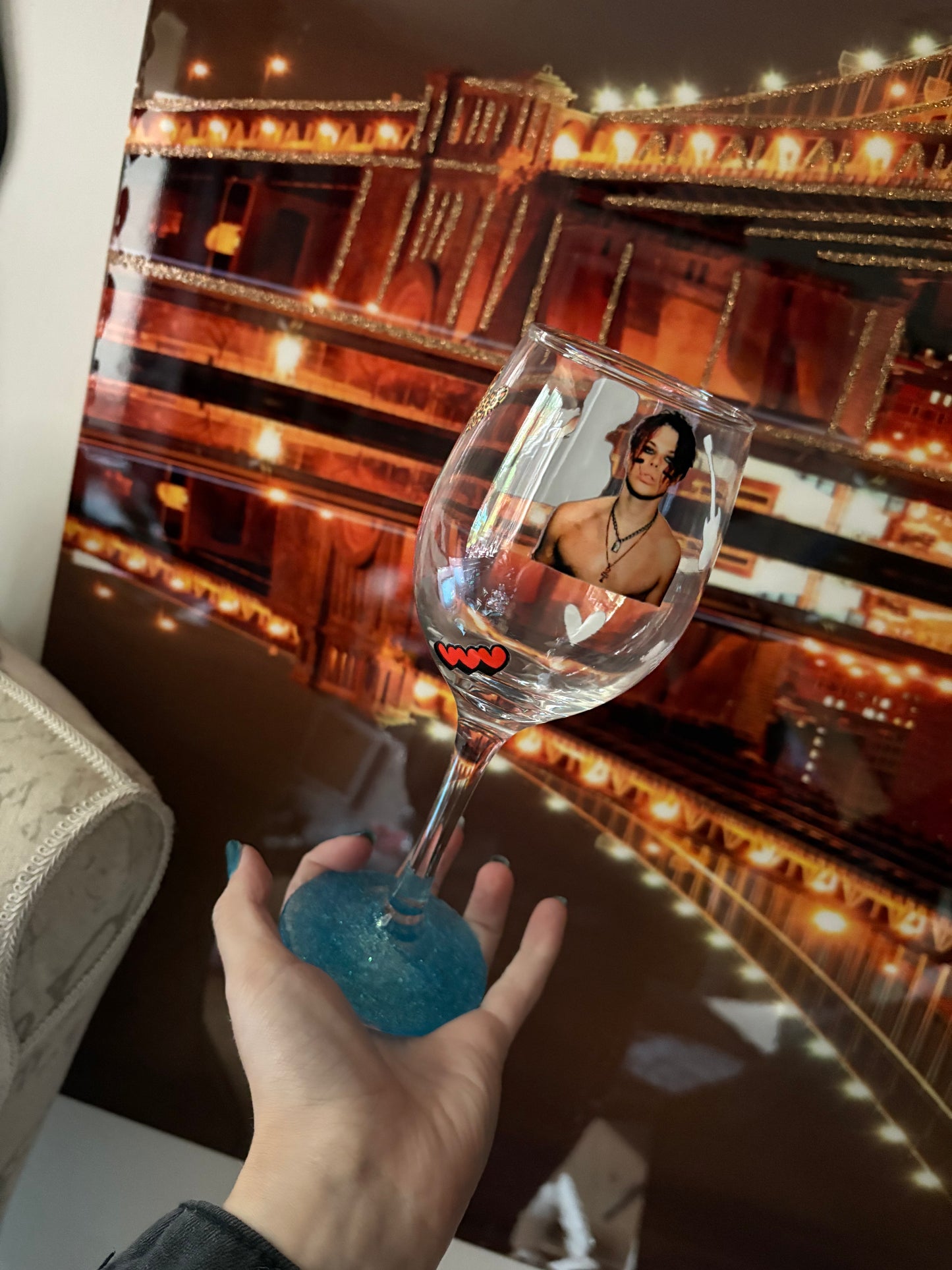 Yungblud wine glass
