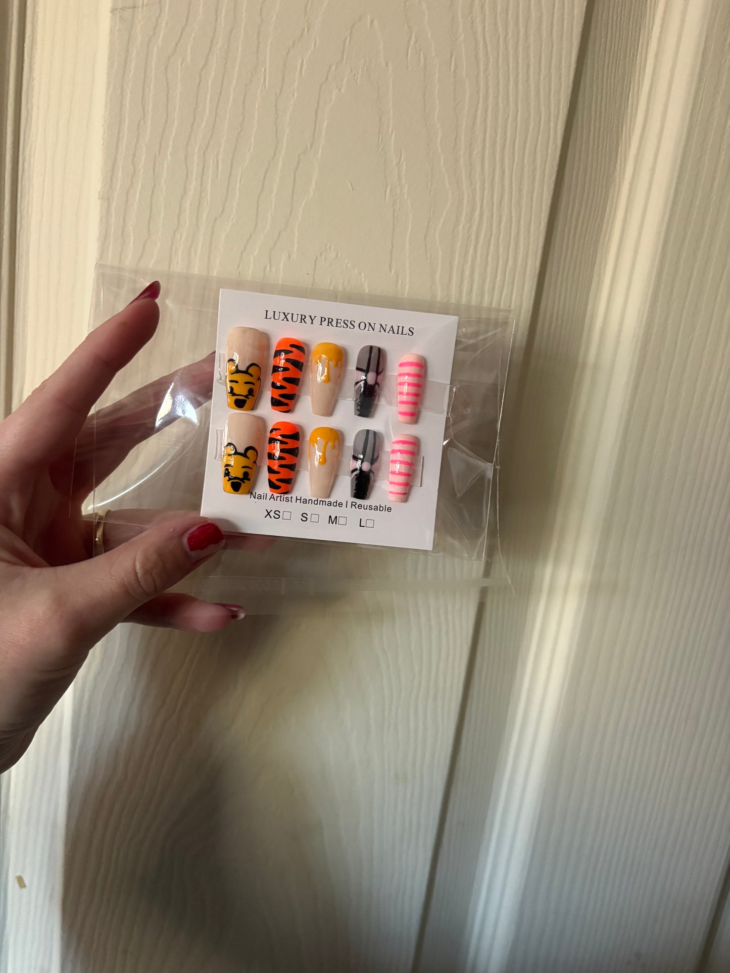 Winnie the Pooh nails