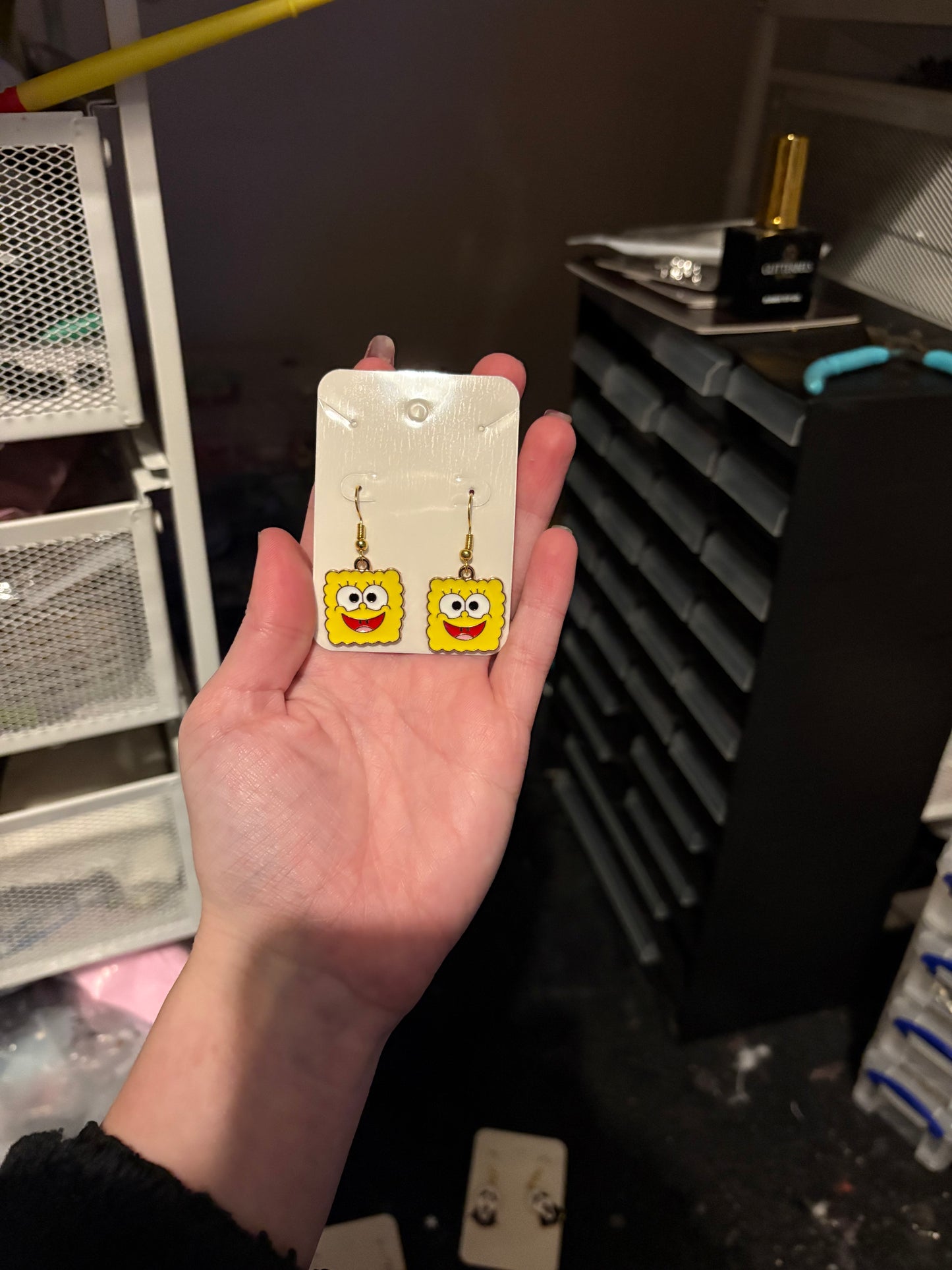 SpongeBob earrings
