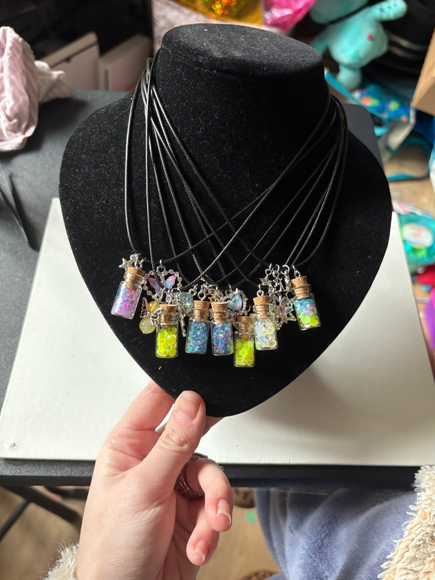 Crystal necklaces