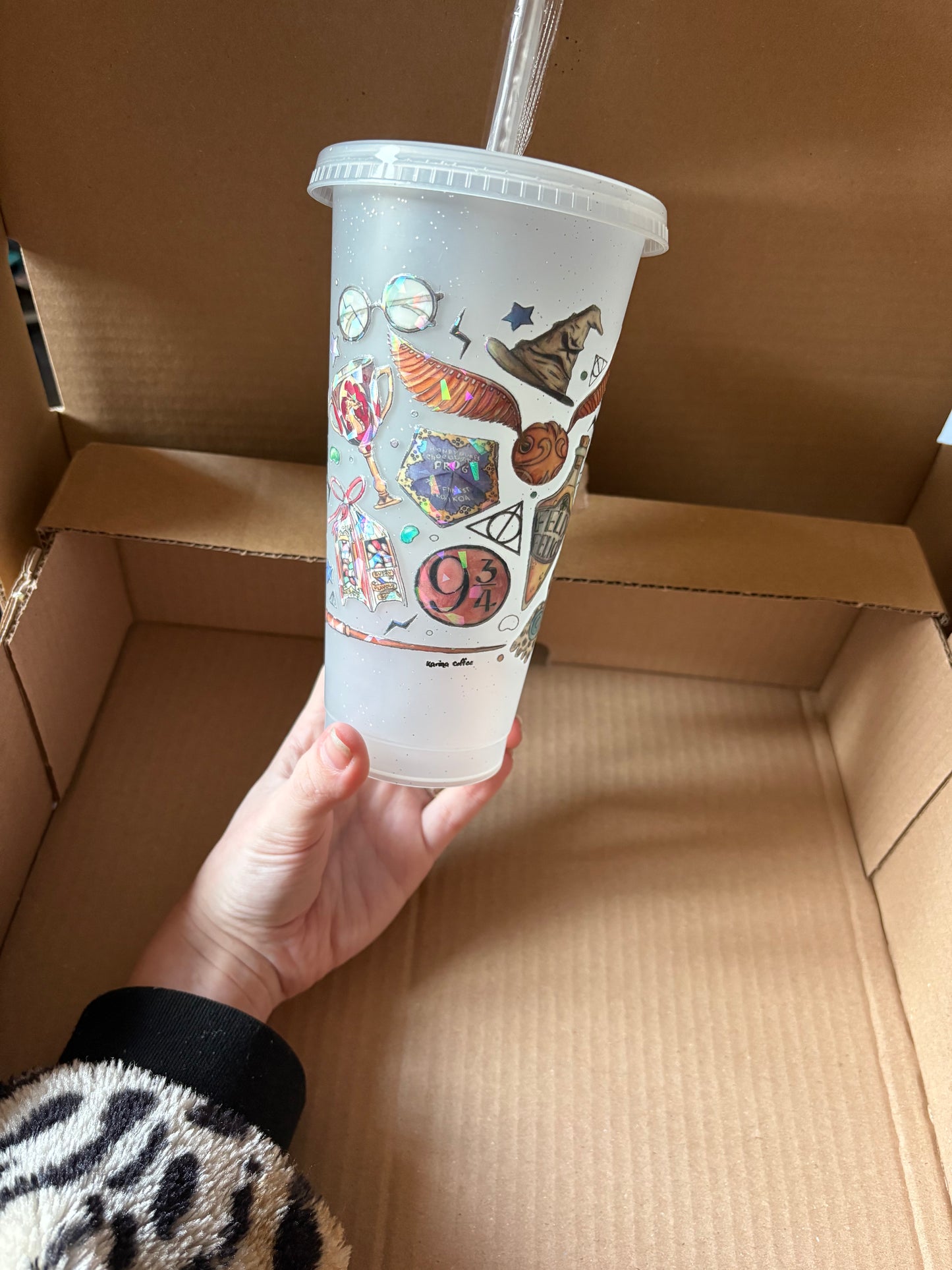 Harry Potter tumbler - holographic film