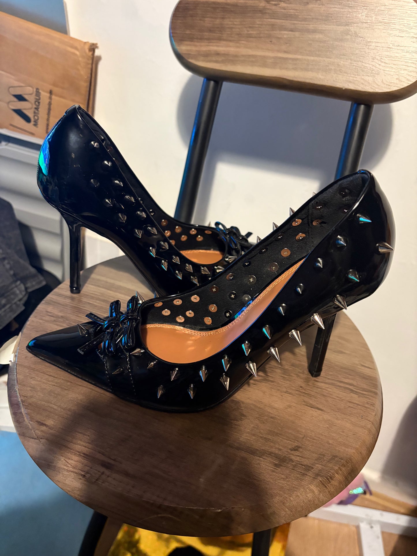 Stud heels UK size 4