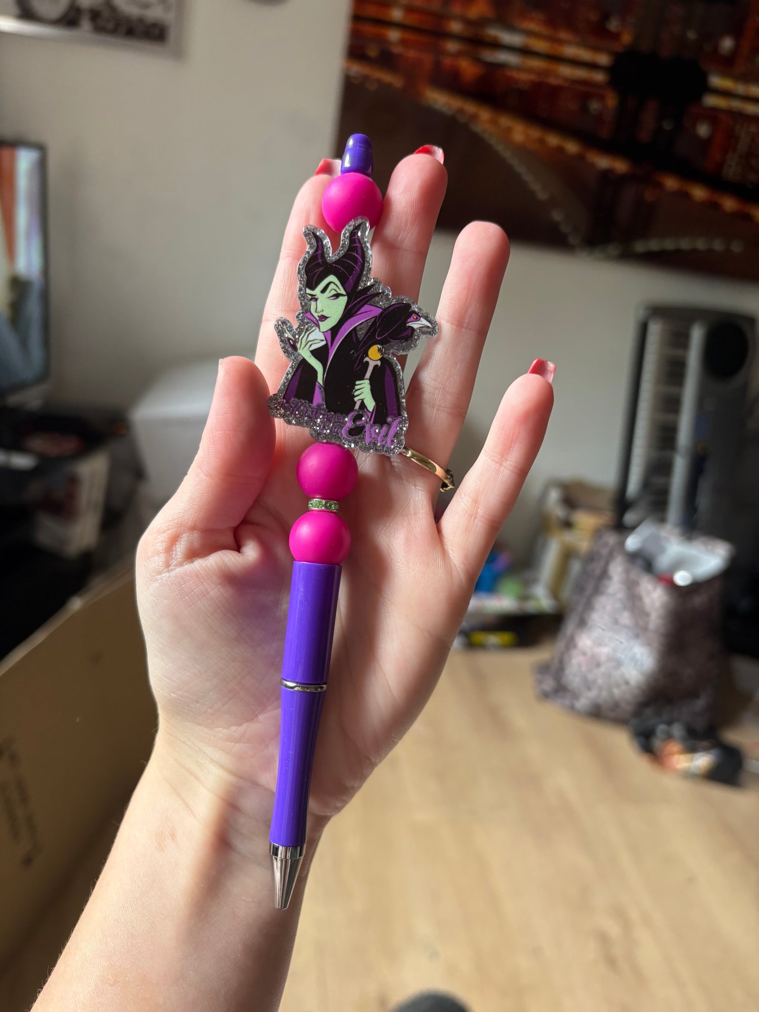 Beaded Pens / mirrors and combs