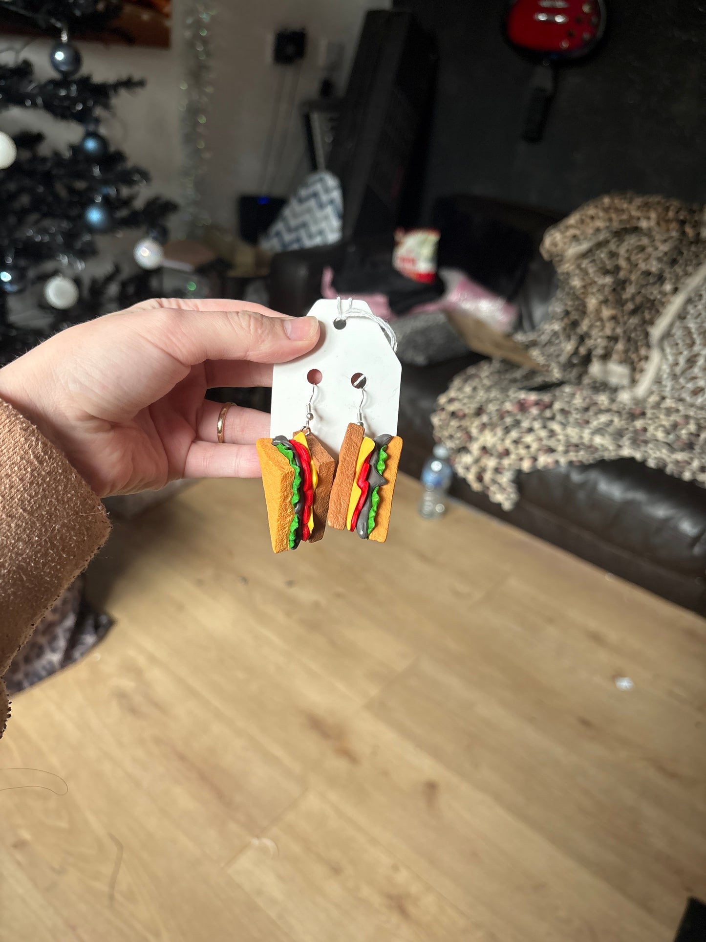 sandwich earrings