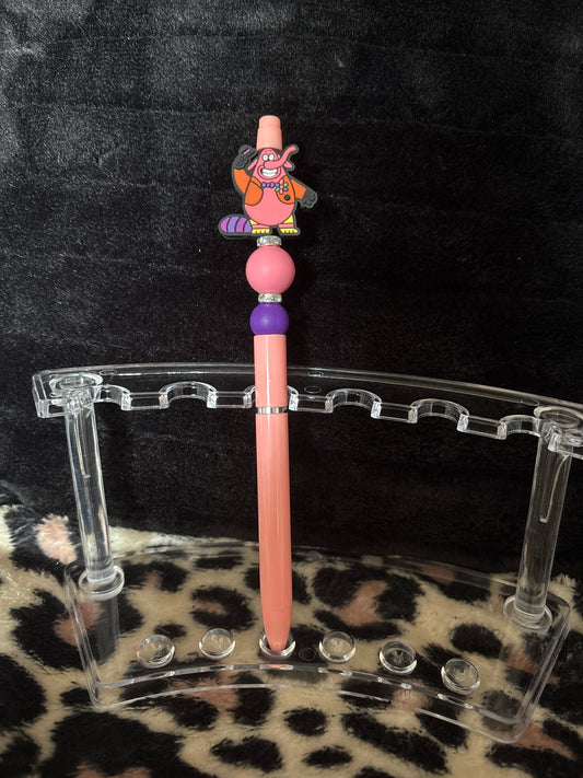 Inside out beaded pen