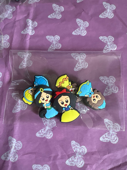 Disney princess croc charms