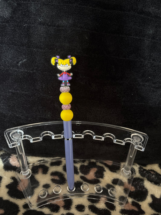 Rugrats beaded pen