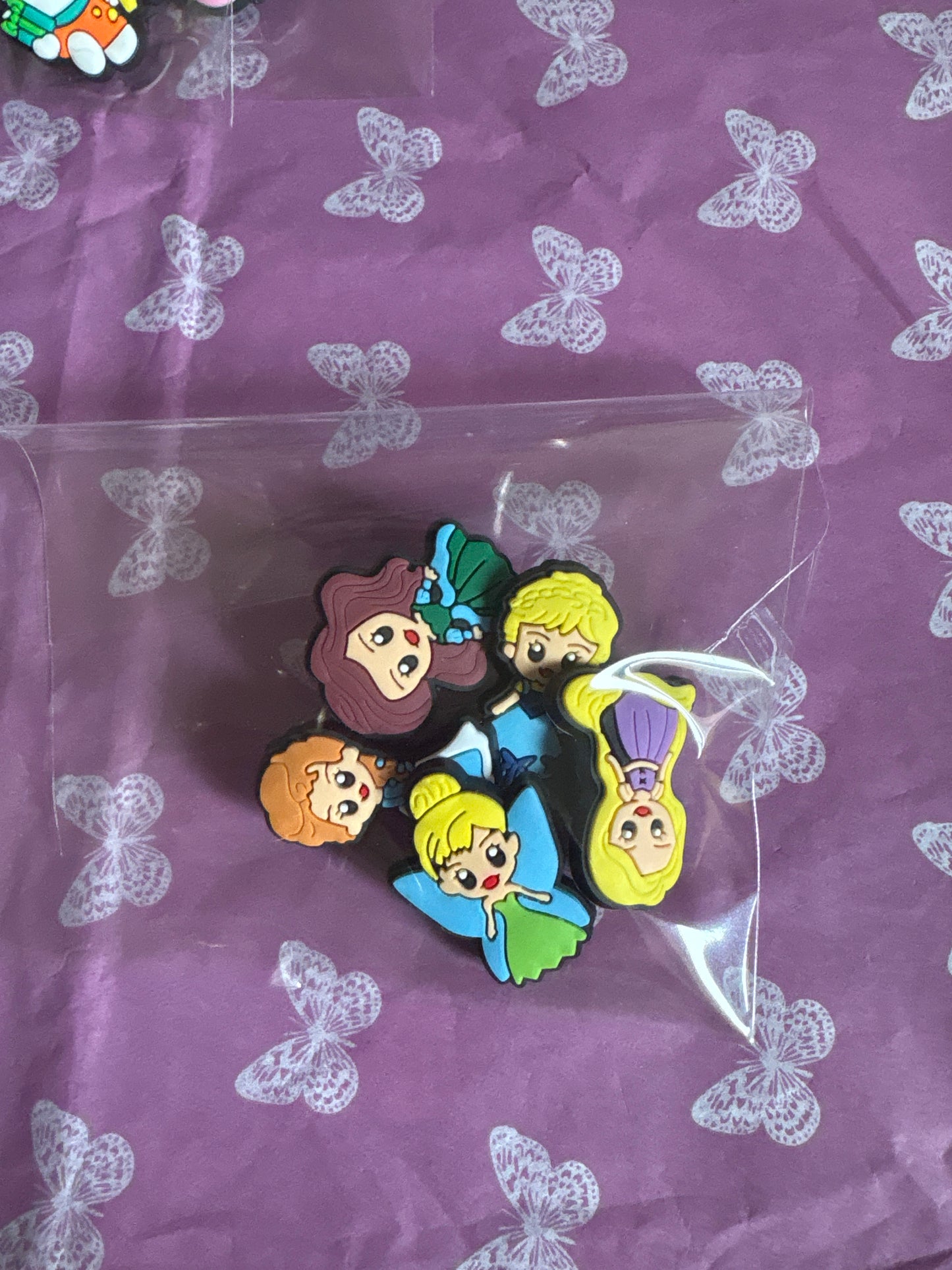 Disney princess croc charms