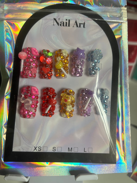 Junk press on nails