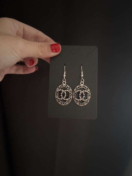 Chanel inspired earrings