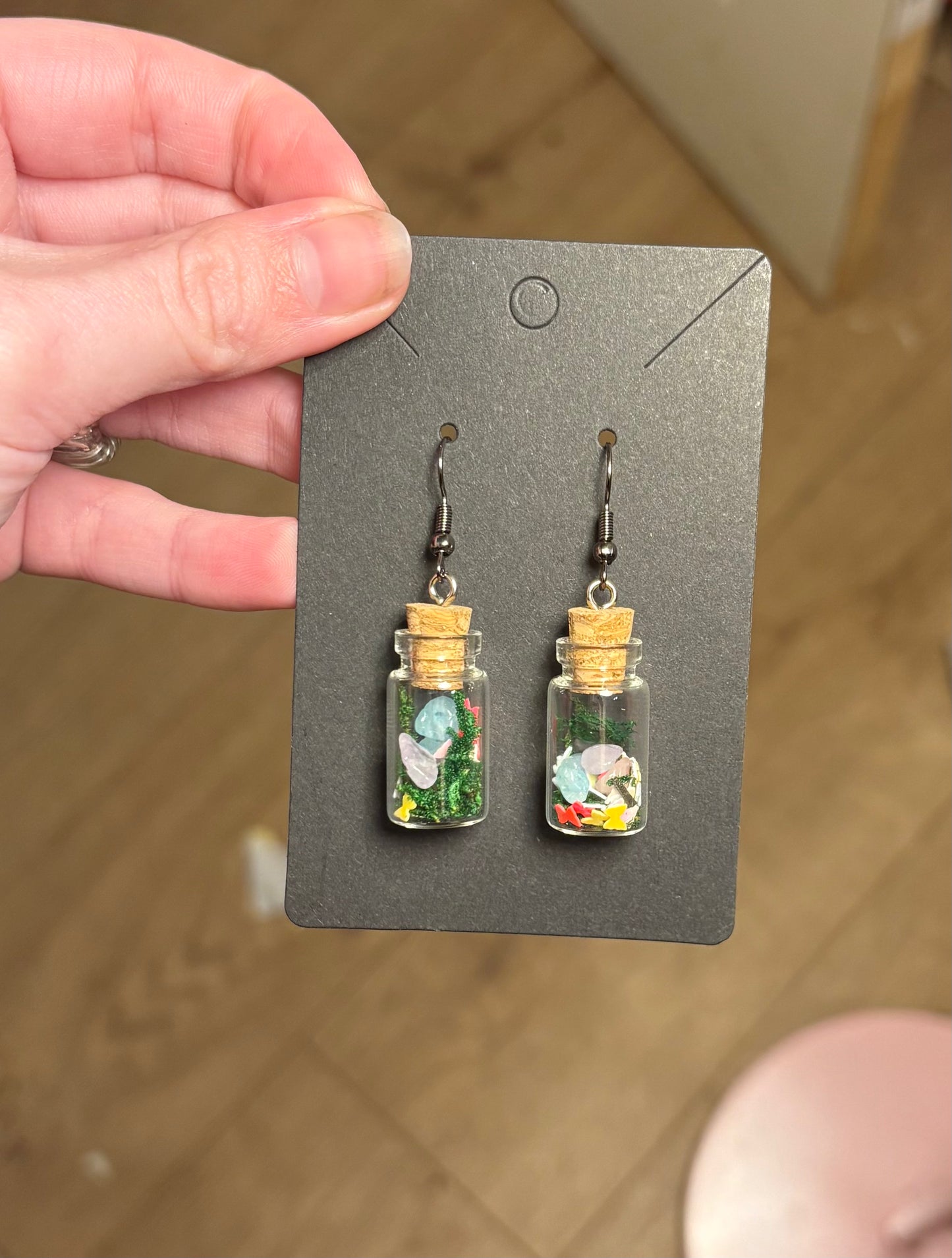Fairycore jar earrings 🧚‍♀️