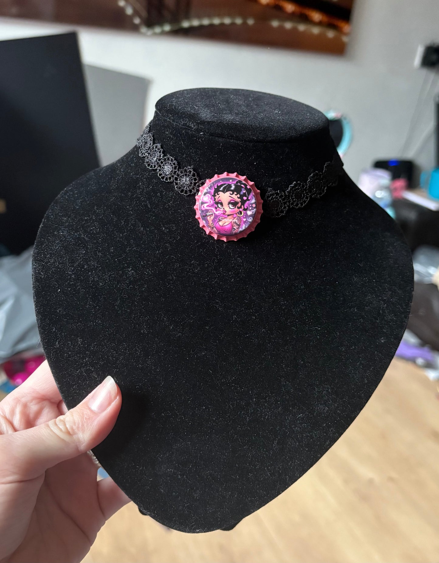 Betty boop choker