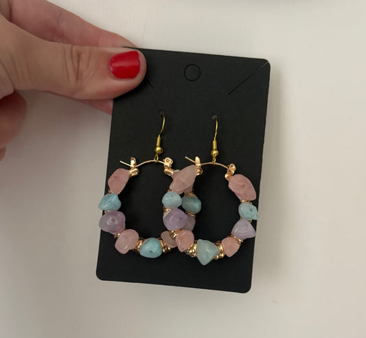 Crystal hoops