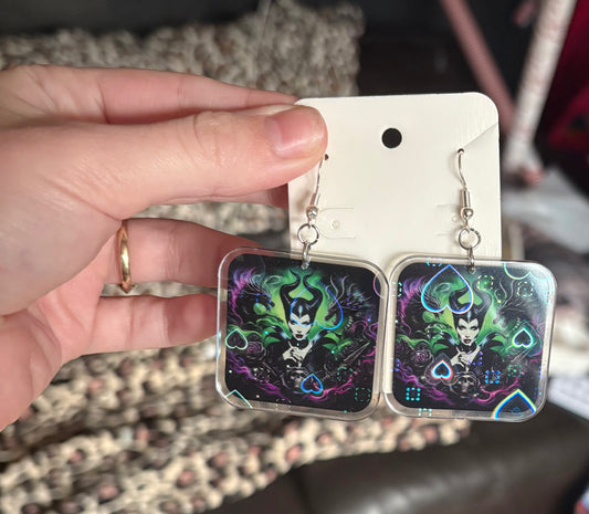 Maleficent earrings