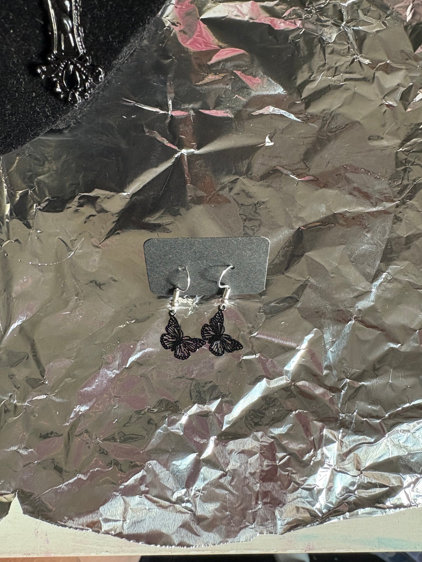 Mini black butterflies