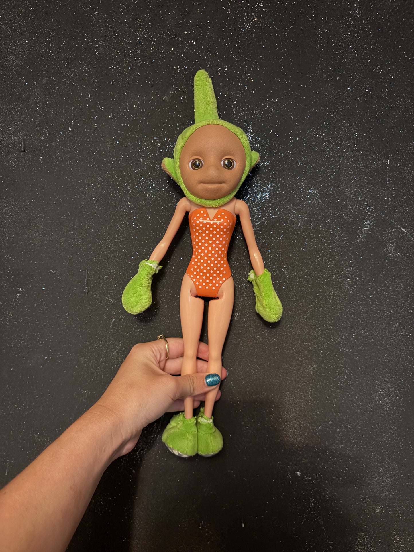Teletubbie meets Barbie