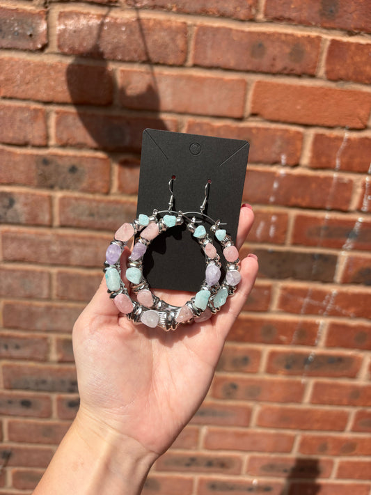 Crystal hoops