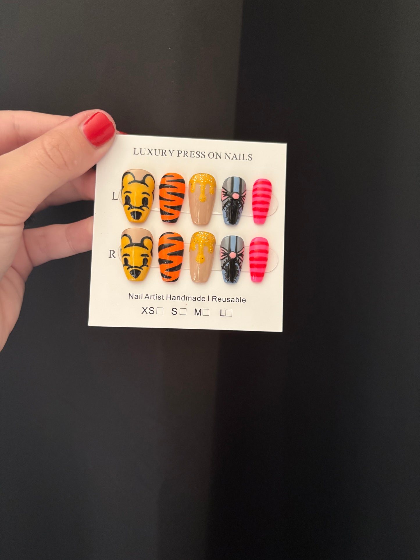 Winnie the Pooh nails ✨