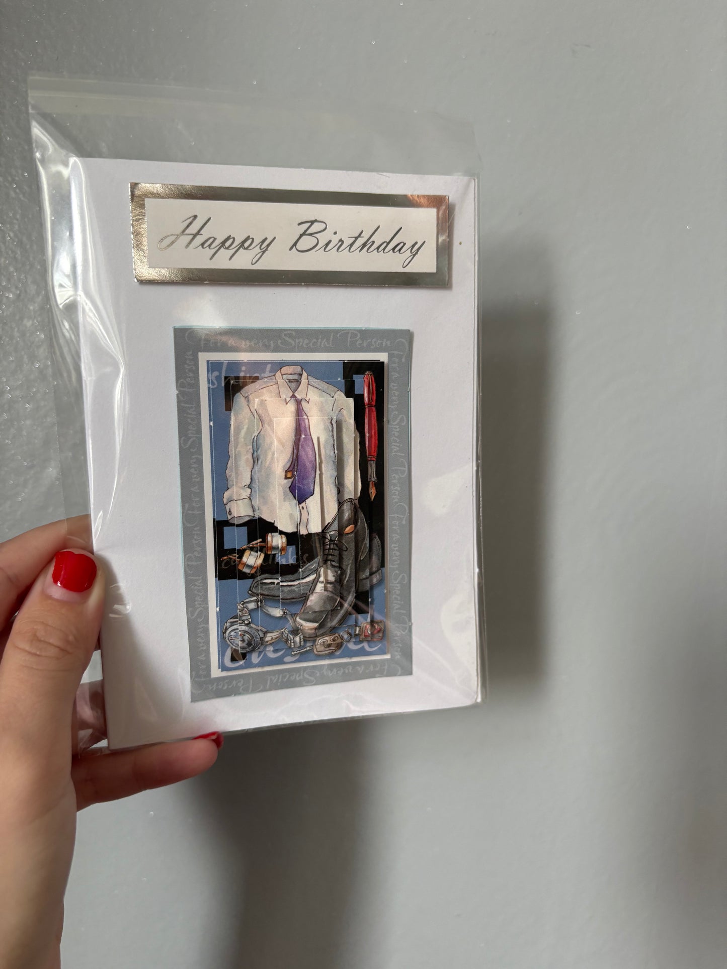 Male birthday card