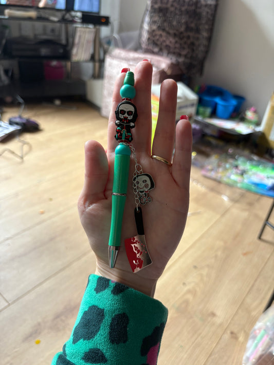 Jigsaw beaded pen