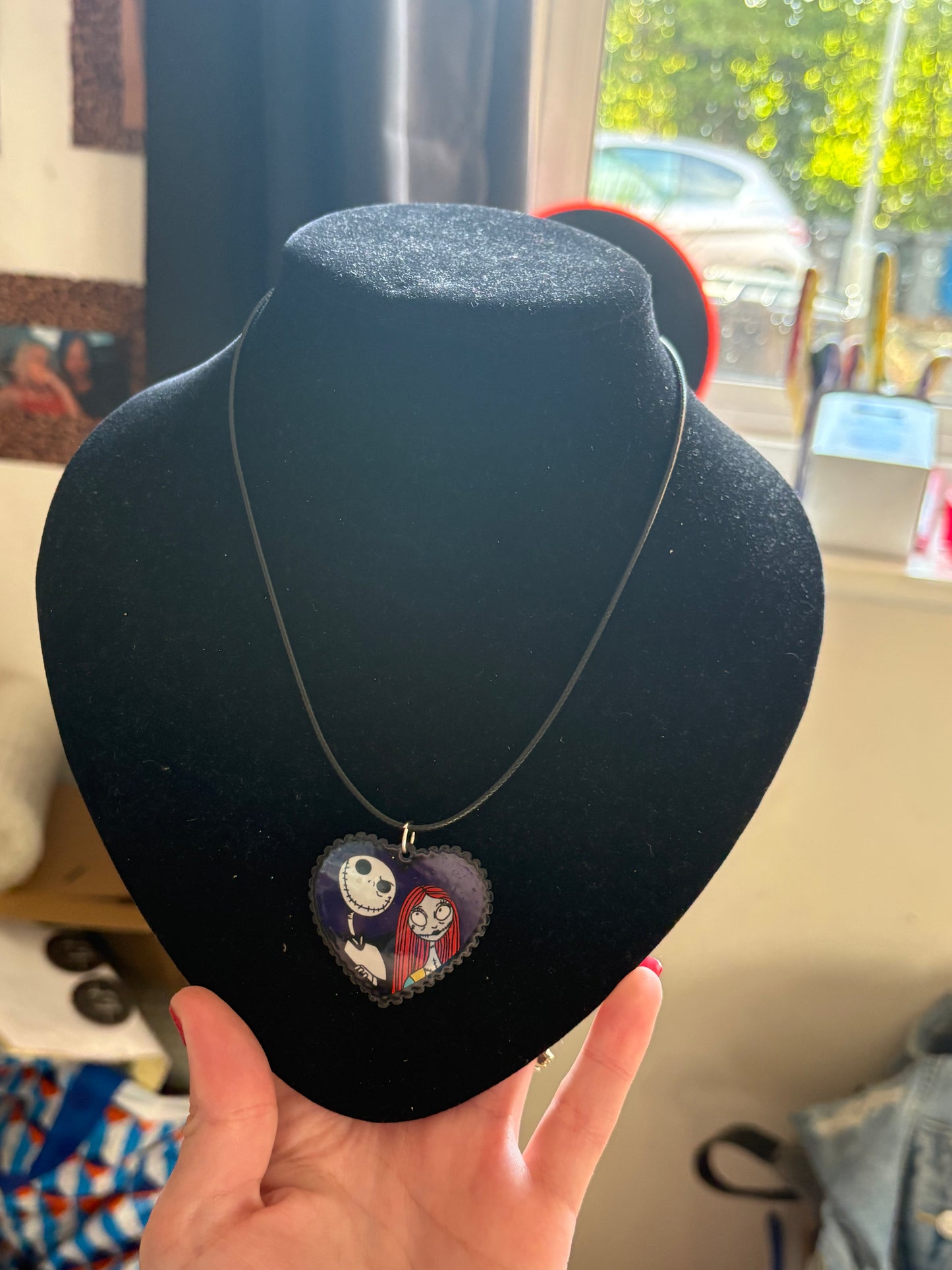 Jack and sally necklace