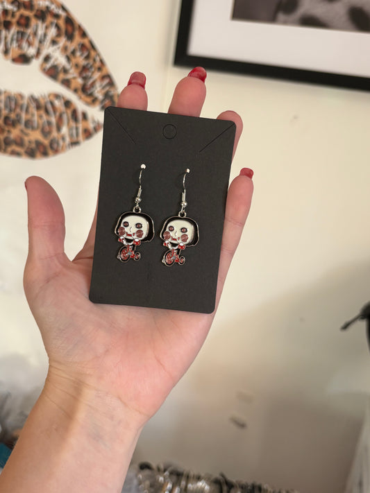 Jigsaw earrings