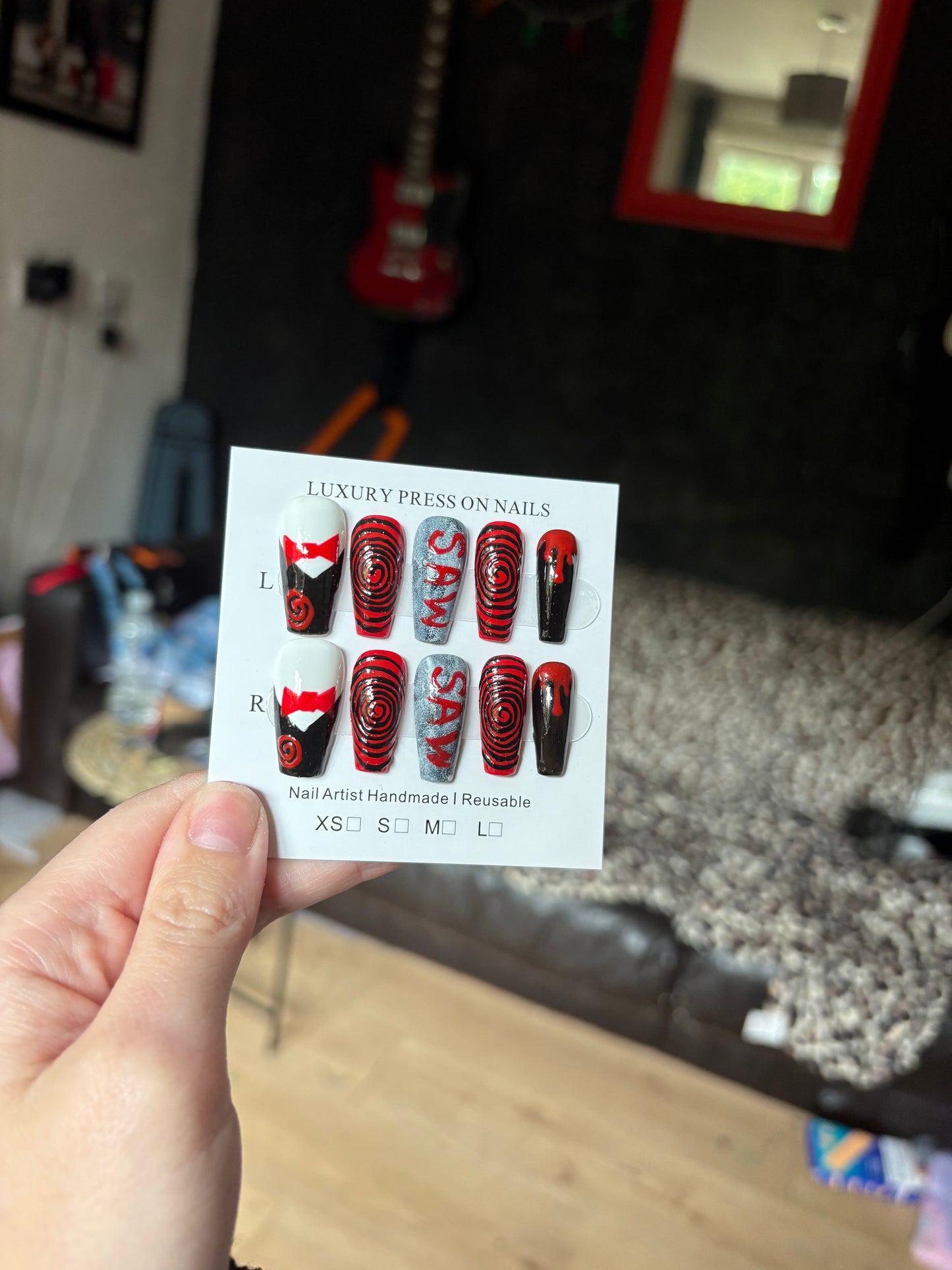 Jigsaw inspired nails