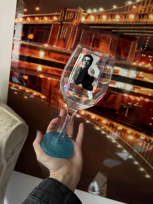 Yungblud wine glass