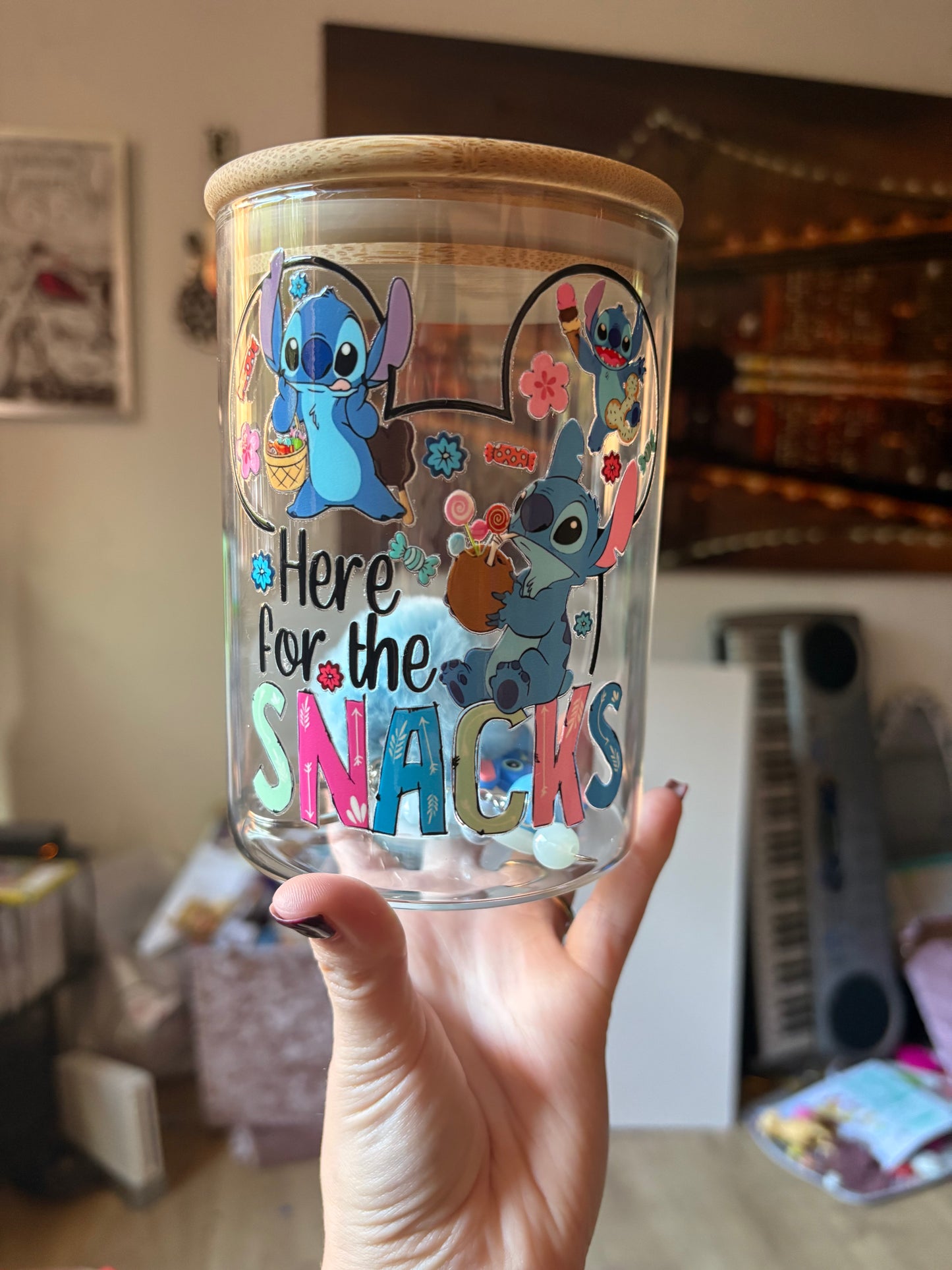 Stitch jar + keychain