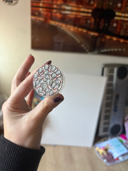 Ghost face pop socket