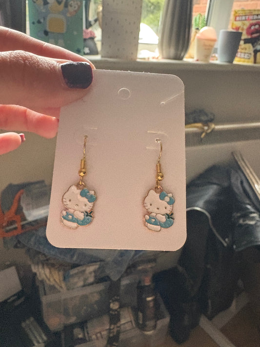 Hello kitty earrings