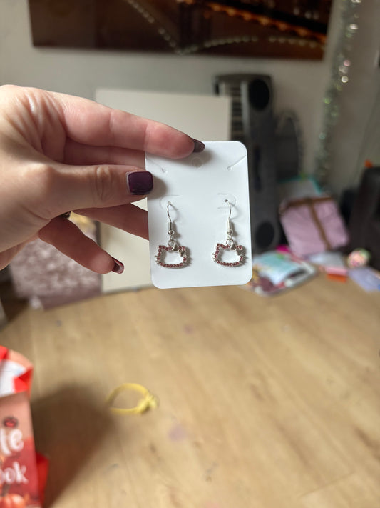 Hello kitty earrings