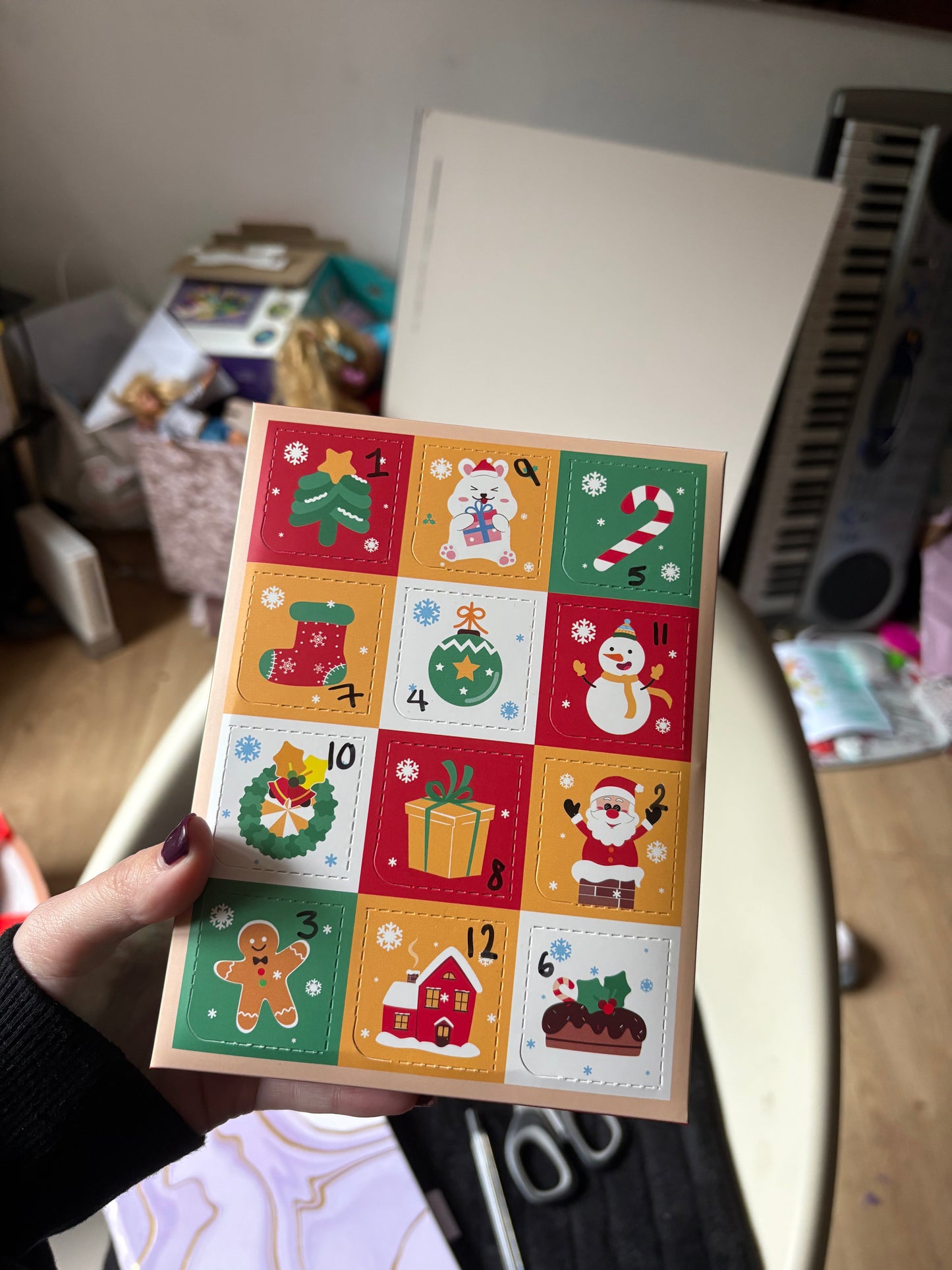 Christmas earring advent calendar