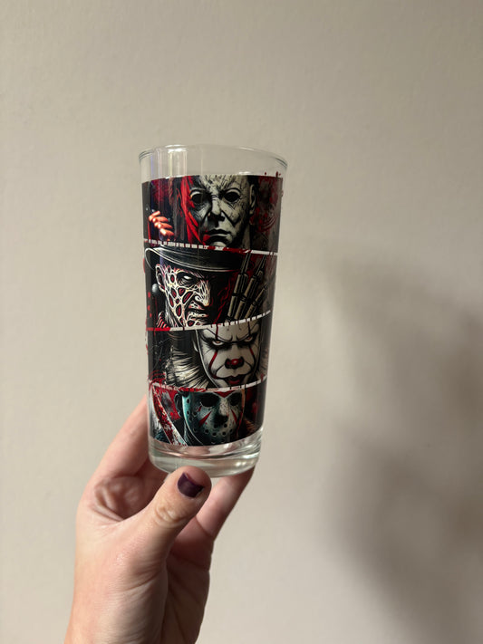Horror movie glass