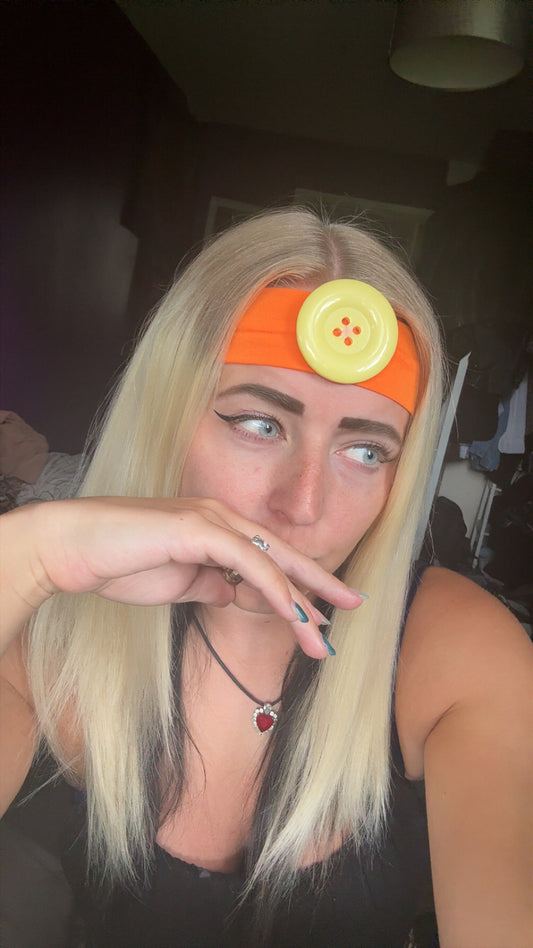 Button headband