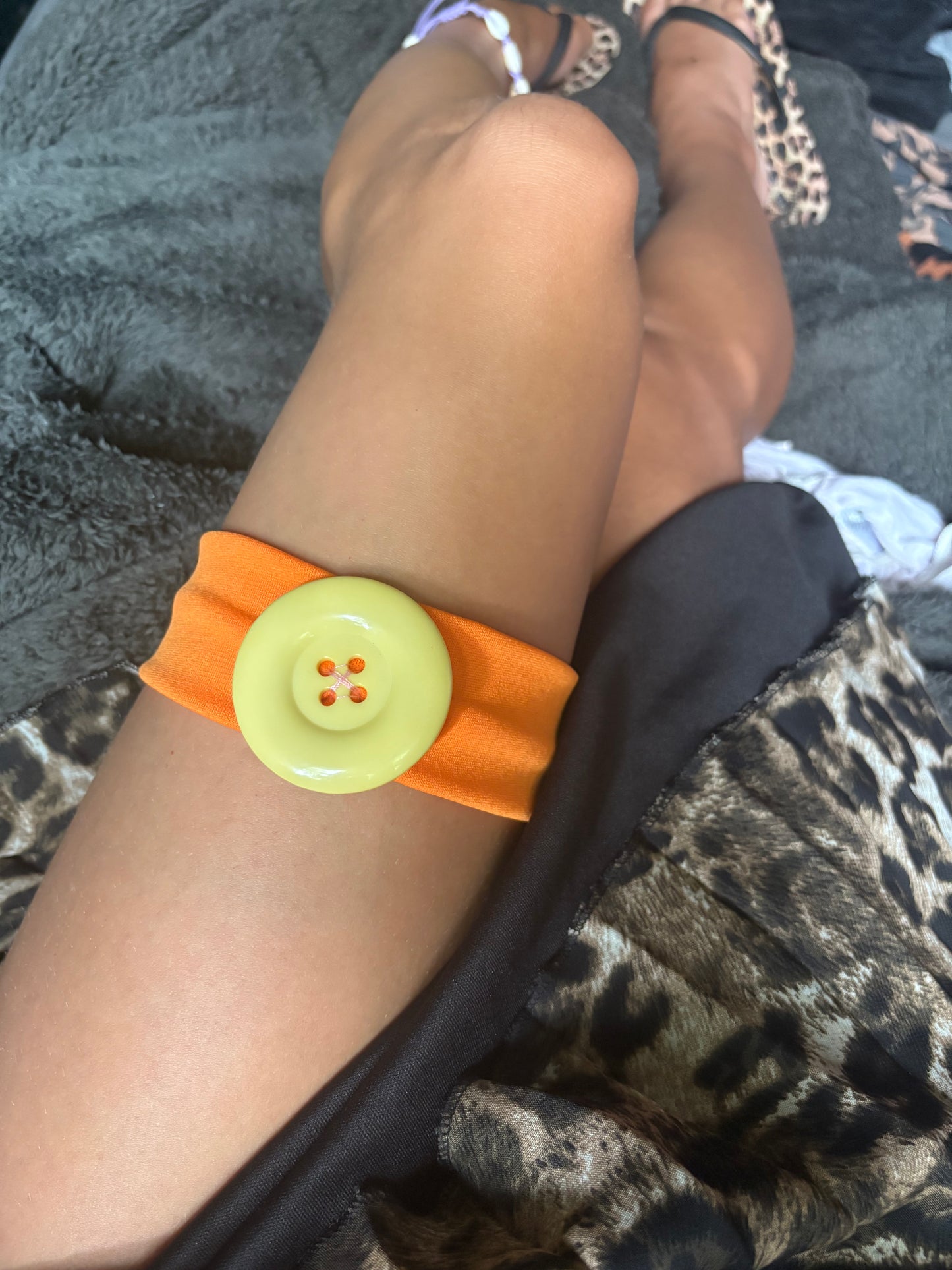 Button headband