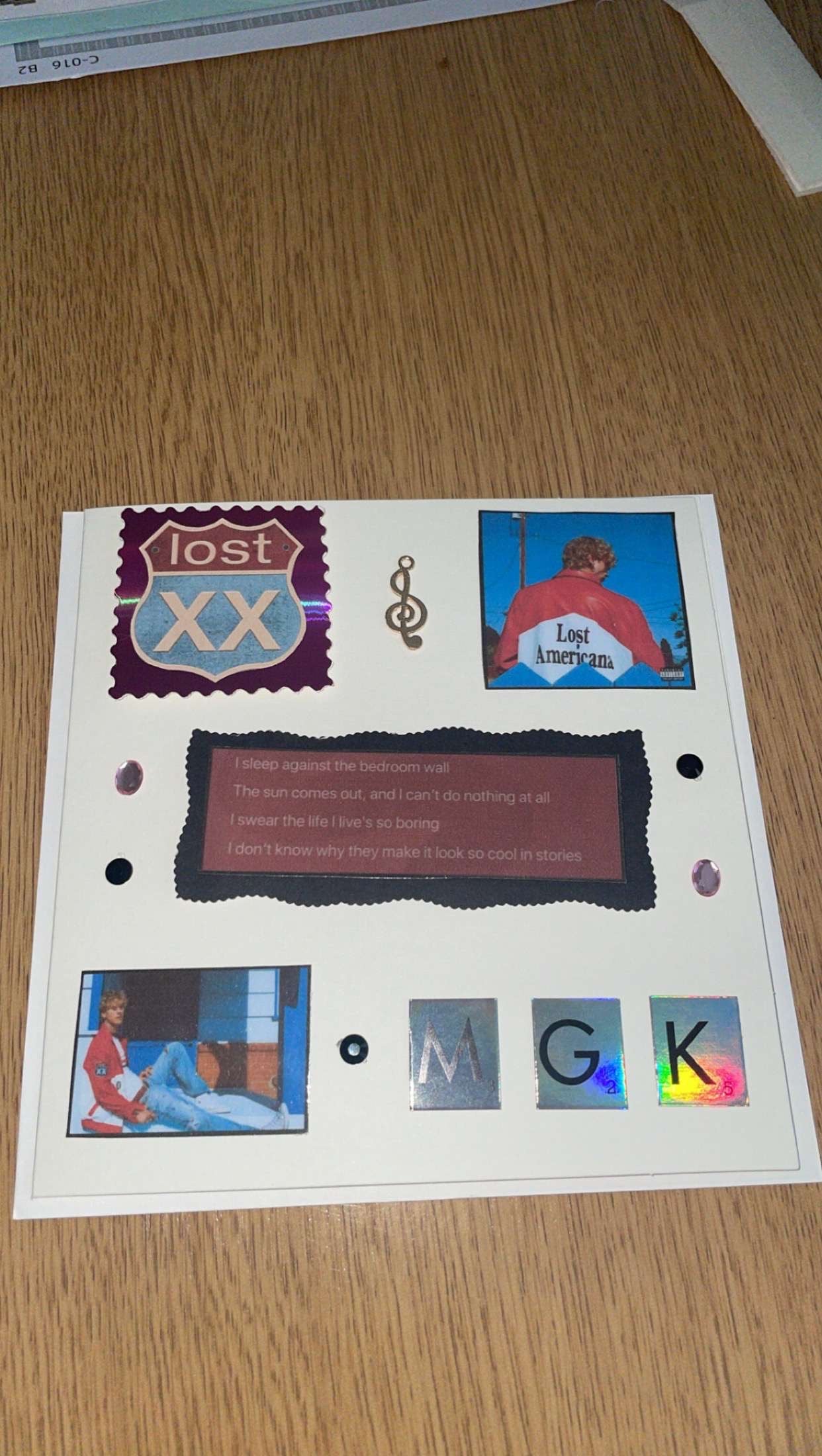 MGK greeting’s card