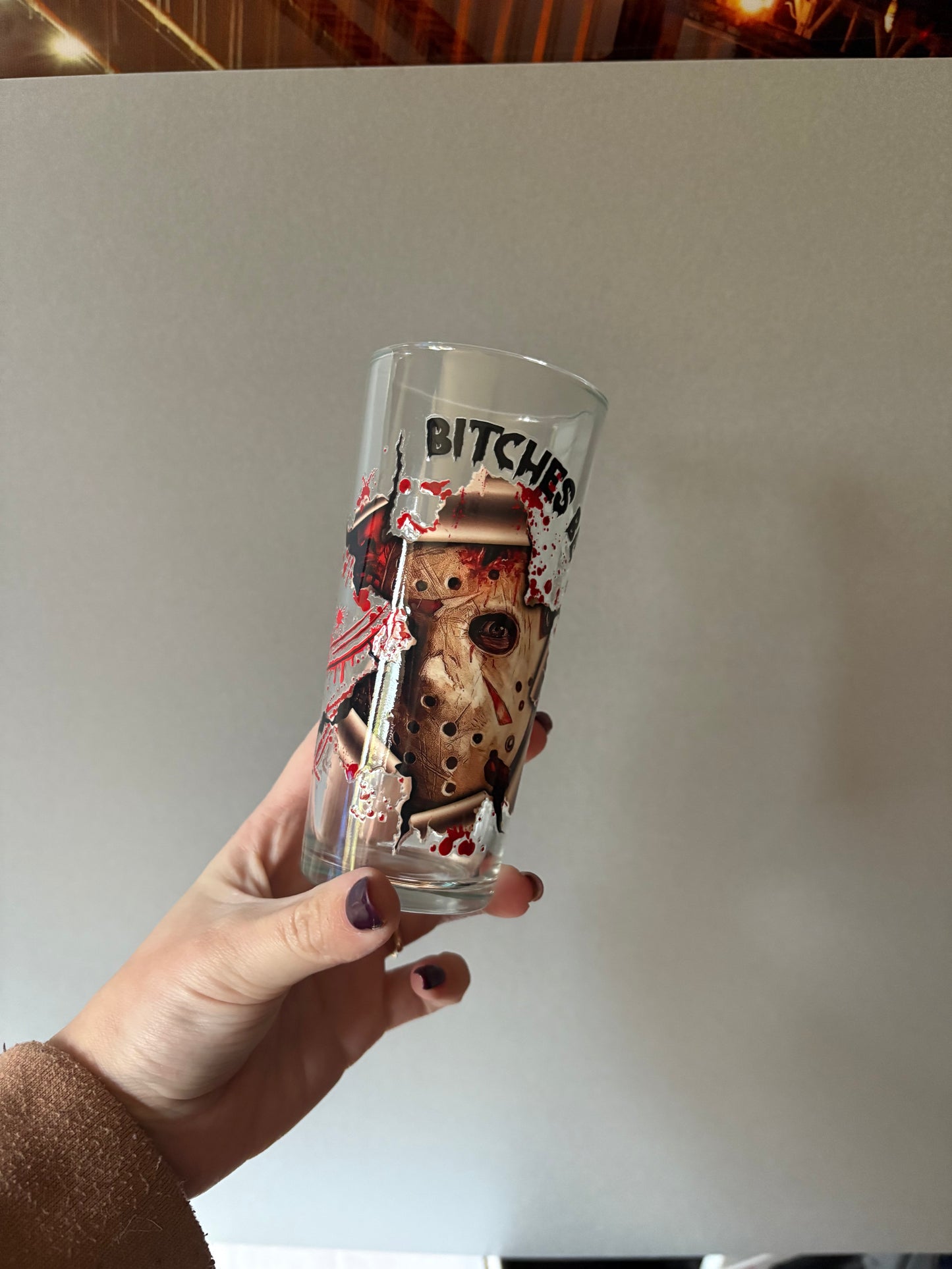 Jason Friday 13th glass