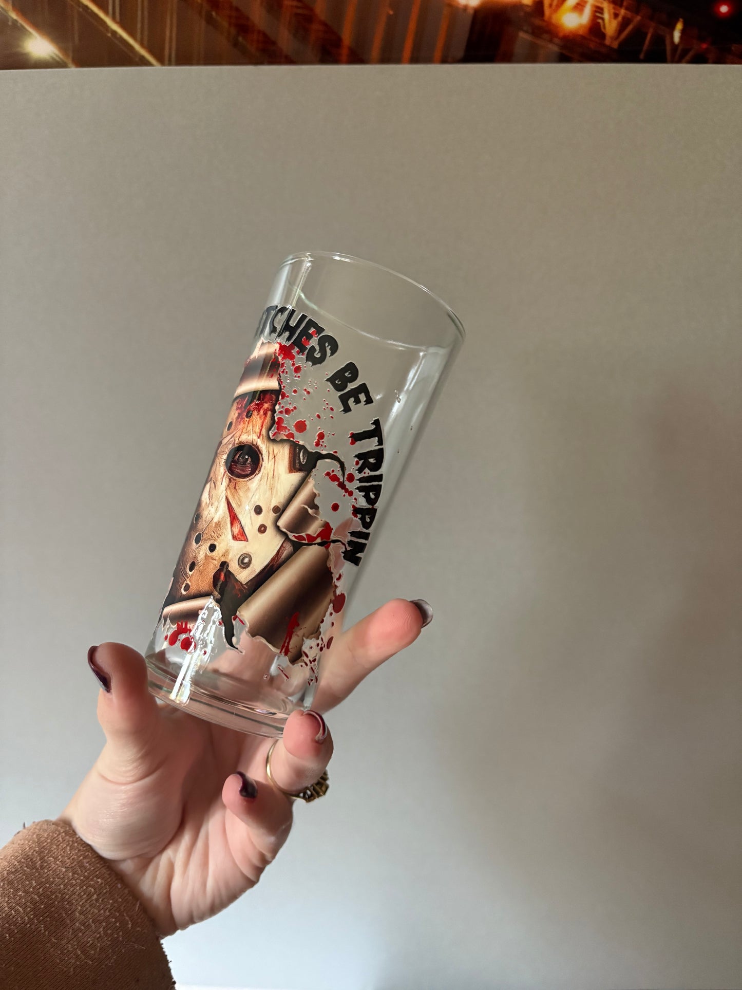 Jason Friday 13th glass